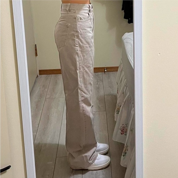 Garage beige wide leg jeans - Picture 5 of 5
